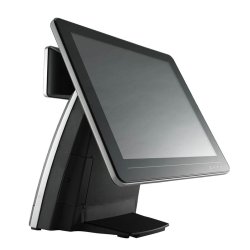 Caisse tactile METPOS Highline HL-1015S - Design moderne, système fanless, Intel Atom D525, 15'' TFT-LCD