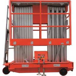Nacelle télescopique à 2 mâts TOR GTWY6-200S - 200KG/6M - Alimentée par batterie