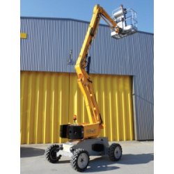 Nacelle articulée automotrice diesel - MAN'GO 12 - Hauteur de travail 11,9m - Compacte et légère, idéale pour pose d'enseignes, élagage et décorations - Disponible en location