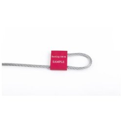 Scellé à câble diamètre 5 mm - Acier/Aluminium - Longueur 300 mm - Norme ISO 17712:2013 C-TPAT