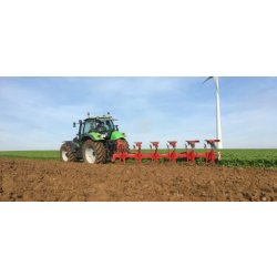 Charrue agricole compacte et légère TC 75 - Pour terres faciles et tracteurs de moyennes puissances