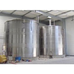 Cuves thermo-régulées montées sur site - vinification et stockage