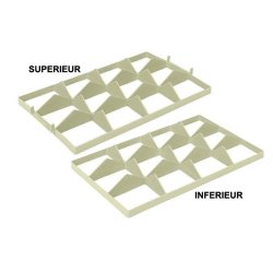 Separateur euronorm pour bac a verre 3x4 cases