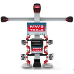 Banc de géométrie 3D professionnel 4 roues 11-24 - Double écran - Technologie Omnivision MW Tools UA3D500