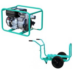 Groupe motopompe SWT 50 EX à essence 750 l/min pour eaux très chargées avec kit brouette - IMER - 2V0004050.1