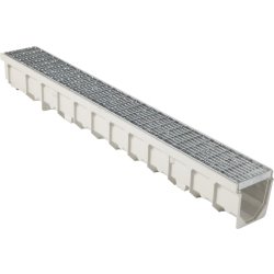 Caniveau Meafluid 100 - Composite armé de fibres de verre - Largeur 100 mm - Fabriqué en France