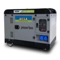 Groupe électrogène diesel industriel 735mm x 1120mm x 860mm - AAP 12000 PB-3 - 11,9 KVA - 400/230V - 30L réservoir