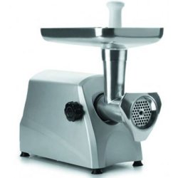 Hachoir à viande professionnel électrique tout inox - capacité 85 kg/h - 120 tr/mn - 250 W - 410x195x350 mm