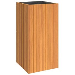 Helloshop26 - Jardinière bac lit surélevé plantes fleurs terrasse jardin 45 x 45 x 90 cm bois massif d'acacia marron 02_0037619 - marron Bois massi
