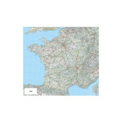 Carte de france grand format personnalisable