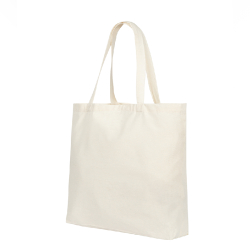 ECONOMIE CIRCULAIRE ! Sacs 420x340x80 mm en fibres textiles recyclées pour le shopping - "tote bag" - SSCT4141-ID04/RC