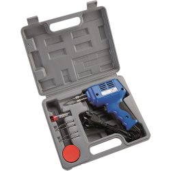 KEMPER - Pistolet à souder électrique 05807 - Température max 400°C - 100W en mallette avec accessoires