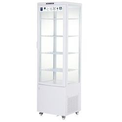 METRO PROFESSIONAL Vitrine réfrigérée GGC3235, 51,5 x 48,5 x 169 cm, 235 L, blanc - blanc verre RT-235C
