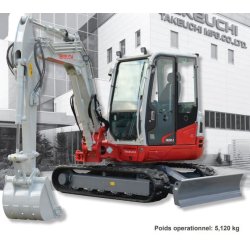Mini-pelle polyvalente - Takeuchi TB250-2