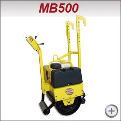 MB500 - Rouleau Compresseur Mono Bille pour Compactage d'Asphalte et Matériaux Granulaires