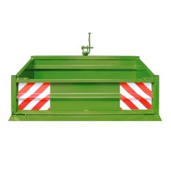 Benne agricole 3 points pour tracteur 1500 s cat. 1 + 2 - 0,55 m3