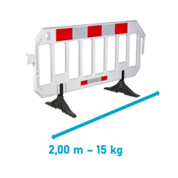 Barrière blanche de protection 15 kg