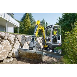 Mini-pelles sur chenilles zéro tail - pour élargir votre espace de travail