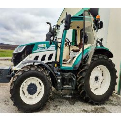 Tracteur moderne et pratique, caractérisé par des lignes arrondies et fuselées, puissance 110cv - arbos 5100