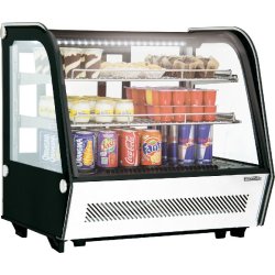 Vitrine réfrigérée à poser vitrée blanche température 2 à 12 °c - 1... - CVR120L