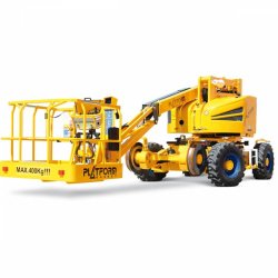 Nacelle articulée puissante et fonctionnelle sur route et voie ferrée - RR 14/400 - Hauteur de travail 14,4 m, capacité 400 kg