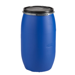 Fût en plastique à ouverture totale de forme cylindrique ou à facette - Capacité 6 L à 220 L