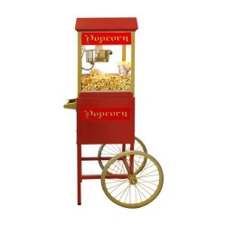 Charrette pour machine à pop corn professionnelle Fun Pop 4 oz (113 grammes) - Gold Medal - Dimensions 72x52x86 cm