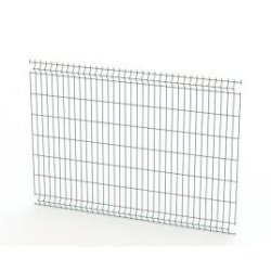 Panneau de grillage rigide vert - 1,98m de long - Maille 50x200mm - Fil acier plastifié ø4 mm
