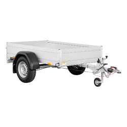 Remorque SARIS MAC ALU - 1 essieu freiné - PTAC 1350 Kg - 205 x 133 cm - Référence MC 205 133 1350 1