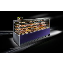 Vitrine de pâtisserie Elisir - design épuré, haut de gamme - températures M2 et S