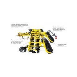 Xo 4000 F - Déchaumeur à disques compact Bednar - Largeur de travail 4m - Vitesse jusqu'à 15 km/h