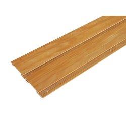 Jeu de 2 profilés en PVC couleur bois - 2 m x 15 cm