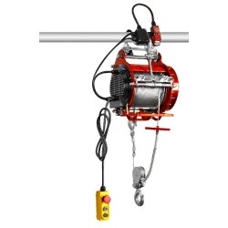 Palan électrique à câble robuste 400/800kg 32/16m 1,3 kW 230 V idéal échafaudage MW Tools PH400