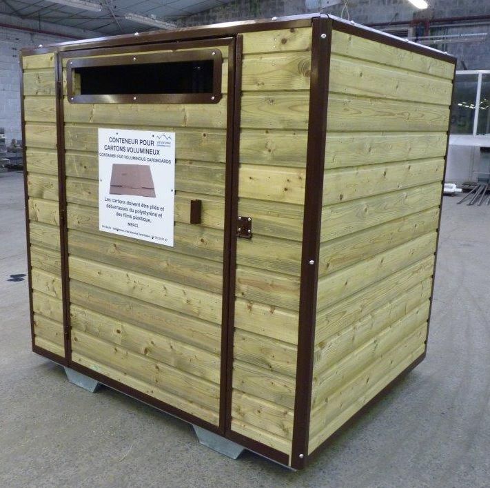 Système de tri sélectif avec options de trappes et portes