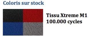 Siège bureautique  synchrone KENNY - Bleu, Noir, Non, Piètement nylon noir_9