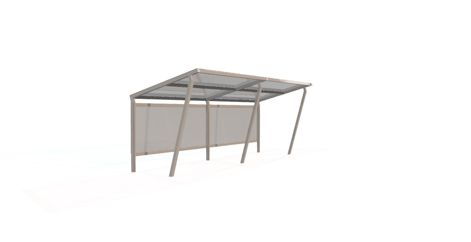 Abris vélo en acier inoxydable ou peint - Référence ABRV03 - Design haute qualité_9