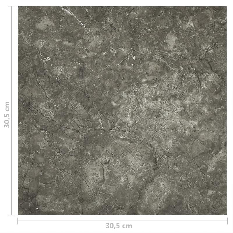 Vidaxl planches de plancher autoadhésives 20 pcs pvc 1,86 m² gris 330156_9