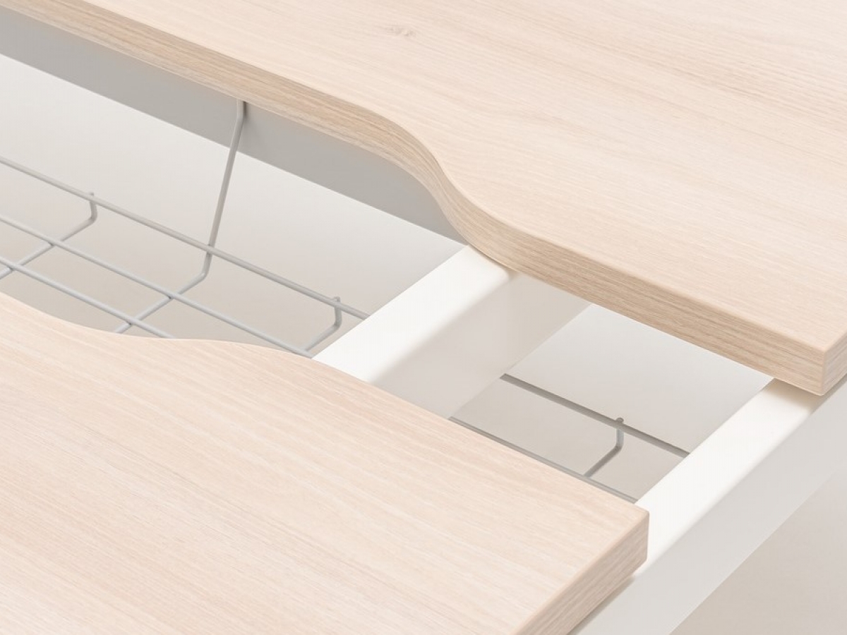 Bureau opératif administratif avec plateaux coulissants - OGI SLIDE - ergonomique et écologique_9