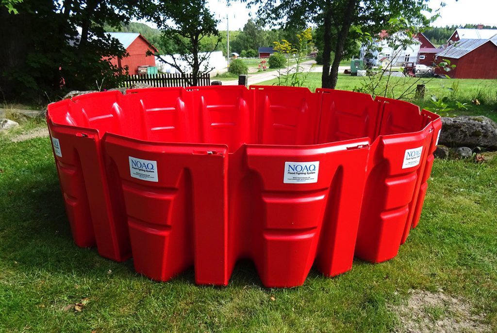 Dispositif anti-inondation démontable - Mobile, auto-stable et léger - Noaq Boxwall - Hauteur de protection 1m_9