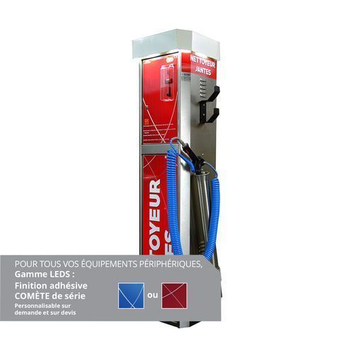 Nettoyeur jantes NET 1 piste pour station de lavage - autonome avec options CLASSIQUE ou ICONNECT_9