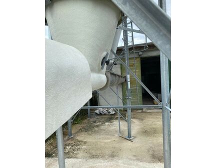 Silo d'élevage à cône axial de 60° pour l'alimentation des veaux  Capacité 20m3, 26m3 ou 30m3 - Poudre de lait_9