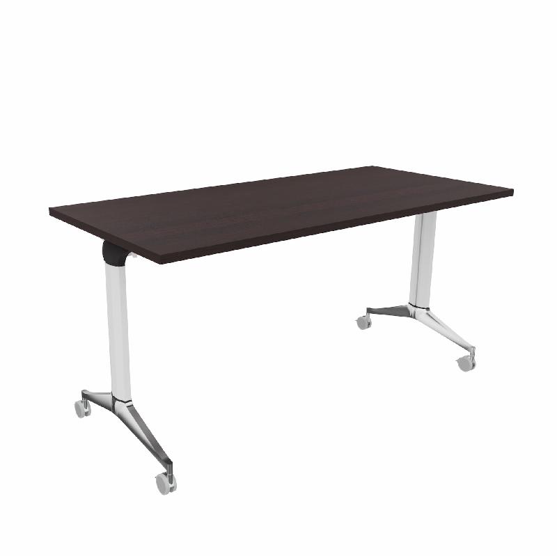 Table à plateau rabattable NET - Mobel Linea - Blanc 9010, 150, Wenge_9