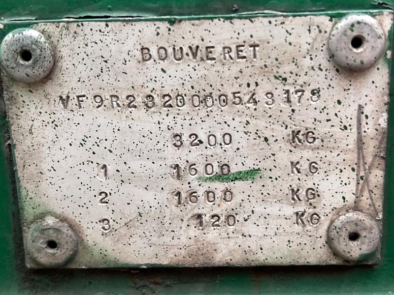 BOUVERET r23200 remorque porte engin 2 essieux 3,2t_9