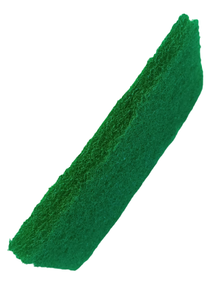 Tampon pad grattoir abrasif vert 250x115x20mm_9