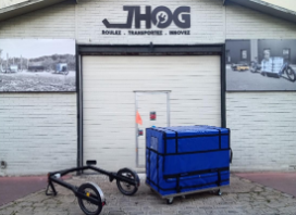 Remorque vélo mécanique professionnelle pour vos livraisons quotidiennes - Capacité 200kg -Bicylift_9