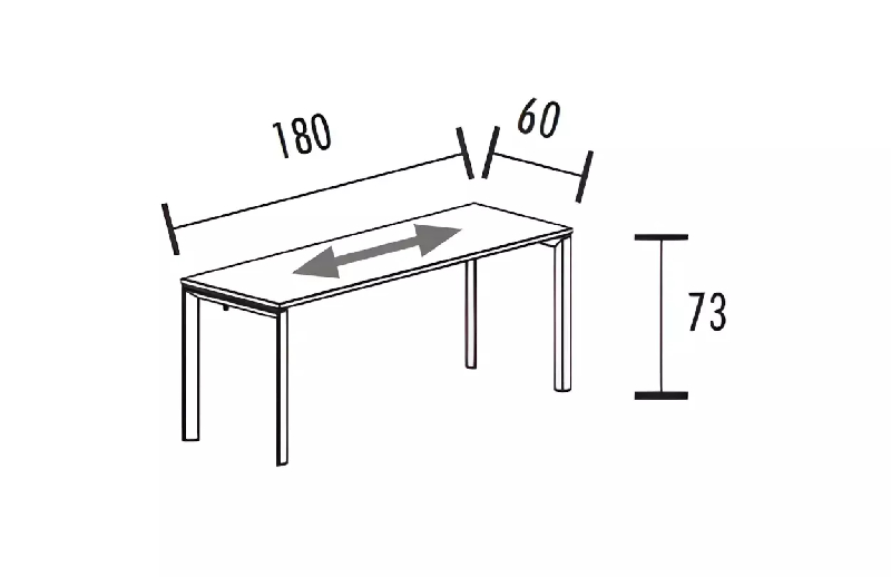 Bureau individuel avec retour piètement ouvert So Sierro_9