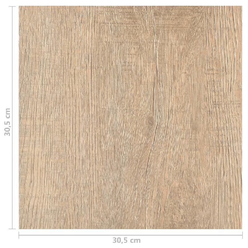 Vidaxl planches de plancher autoadhésives 55 pcs pvc 5,11 m² marron 324664_9