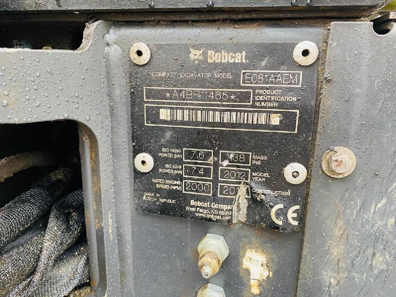 BOBCAT micro-pelle e08 1t_9