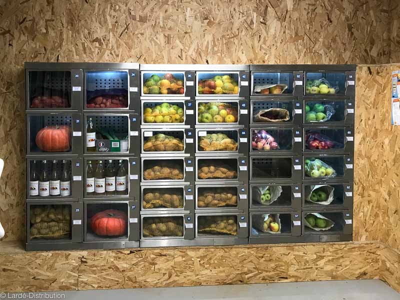 Distributeur automatique de fruits et légumes à l'unité, en filet, en barquette, ou en sac_9