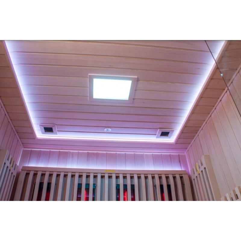 SAUNA COMBI BOREAL® ELÉGANCE 5 - 180X180 INFRAROUGE + VAPEUR_9